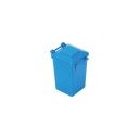 Vuilcontainer, blauw U42640 Bruder 1:16