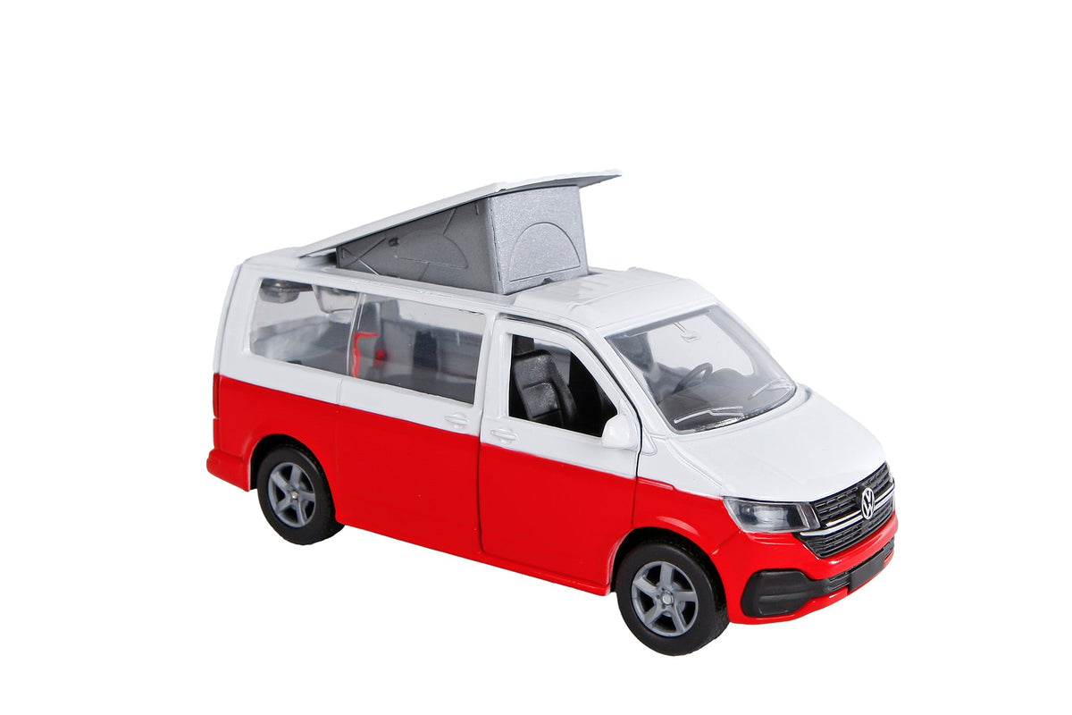 Kids Globe Volkswagen Transporter camper die cast pull back 13,5cm
