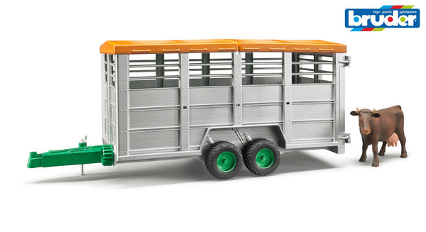 Bruder veewagen/aanhanger met 1 koe (02227)