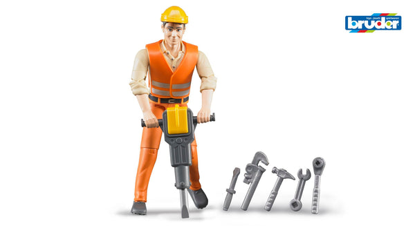Bruder bouwvakker 10,7cm met ass (60020)