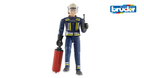 Bruder brandweerman 10,7cm met ass (60100)