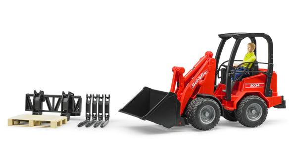 Bruder Schaeffer loader 2630 met figuur en acc. (02191)