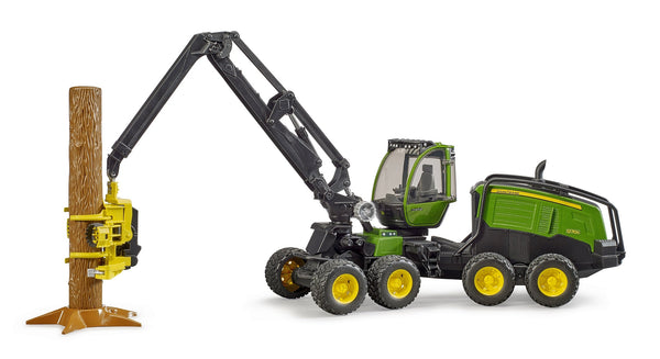 Bruder John Deere Harvester 1270 G met boomstam (02135)