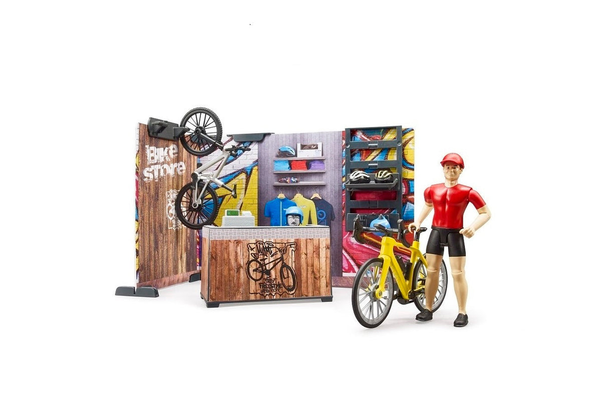 Bruder bworld Bikeshop met figuur (63120)