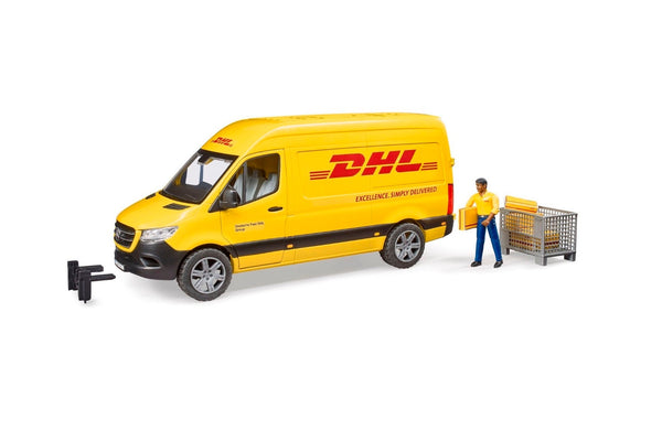 Bruder Mercedes Sprinter DHL met bestuurder (02671)
