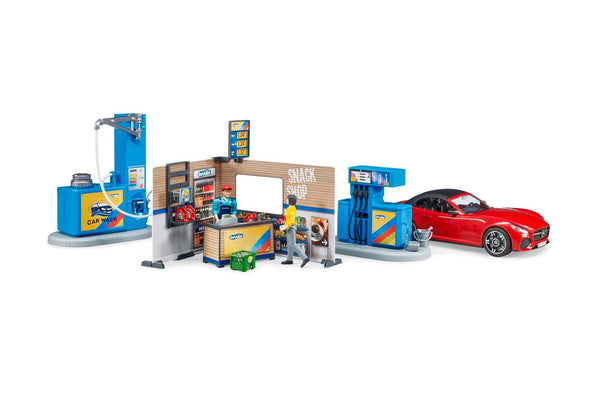 Bruder bworld tankstation met wasplaats (62111)