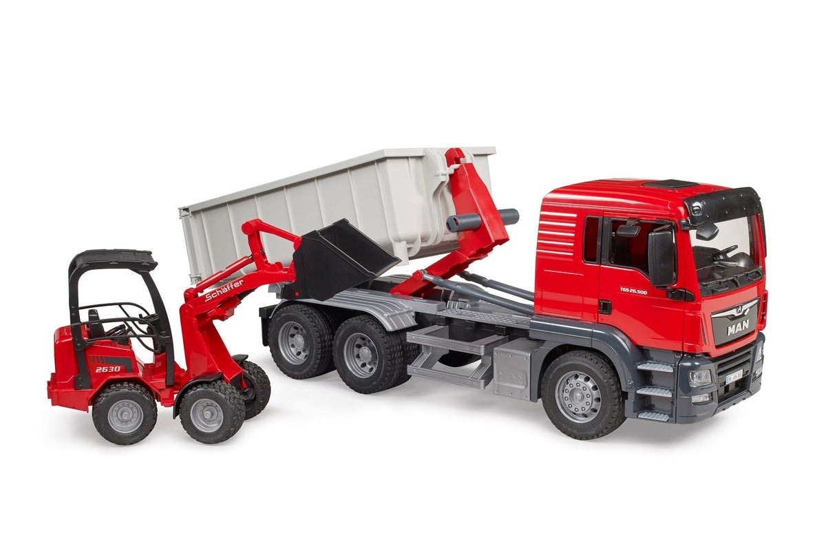 Bruder MAN TGS vrachtwagen container/compact lader (03767)