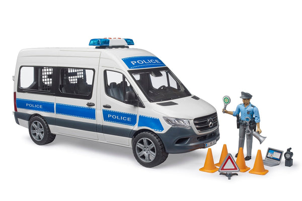 Bruder MB Sprinter politiewagen met agent en acc (02683)