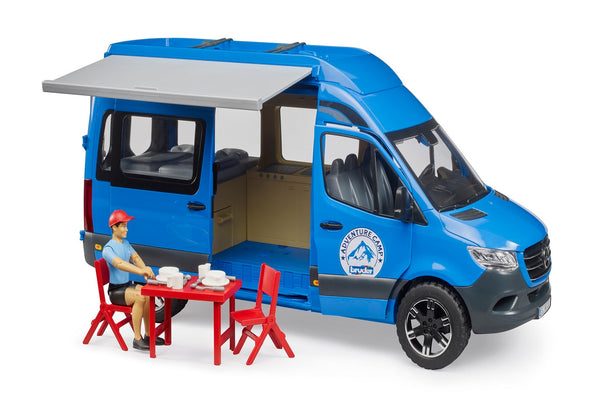 Bruder MB Sprinter Camper met accessoires (02684)