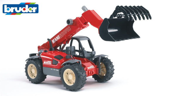 Bruder telescooplader MLT633 met shovel-grijper 43cm (02125