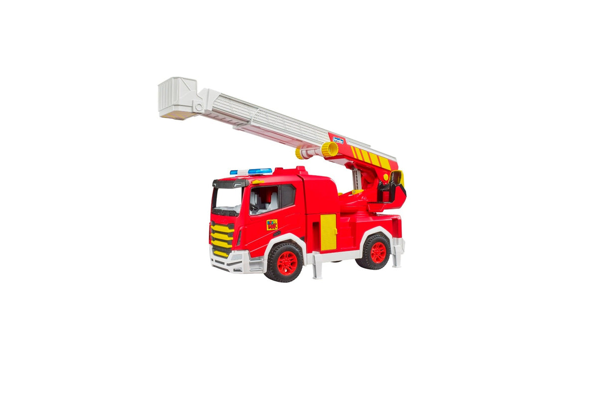 Bruder Roadmax brandweerwagen met draaibare ladder (03472)