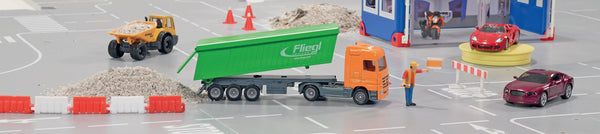 Siku Truck met trailer en dak 1:87 (1796)