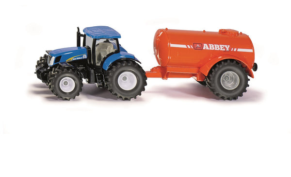 Siku tractor met enkele as vacuümtank 1:50 (1945)