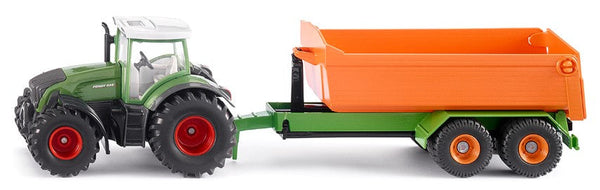 Siku Fendt tractor met haakarm trailer 1:50 (1989)