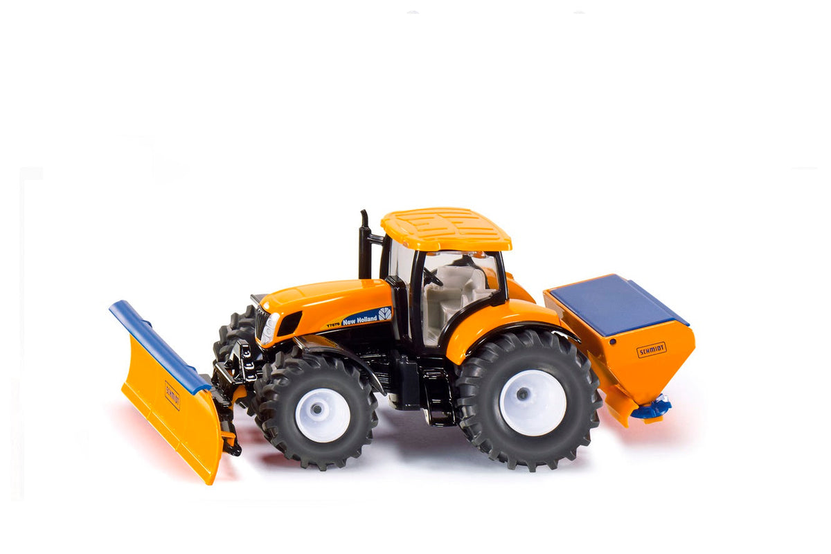 Siku Tractor with ploughing plate and salt spreader (2940)