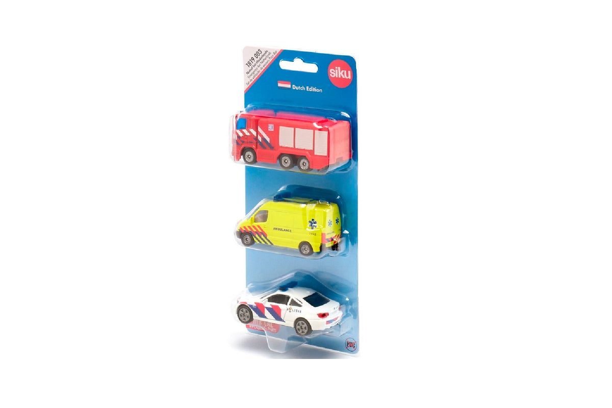 Siku geschenkset emergency NL 3-delig (1819 003)