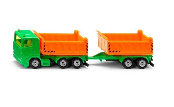 SIKU Truck met kiepbak en kipper aanhanger (1685)