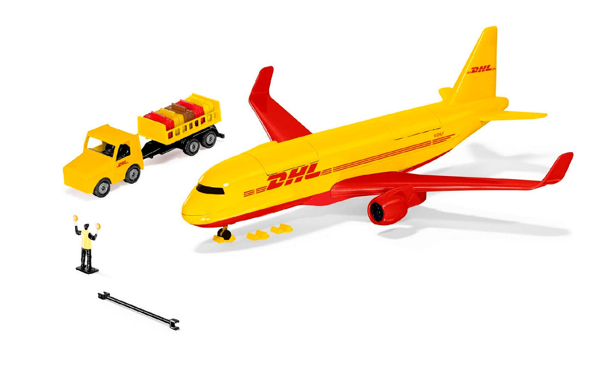 SIKU DHL Vrachtvliegtuig met accessoires (1702)