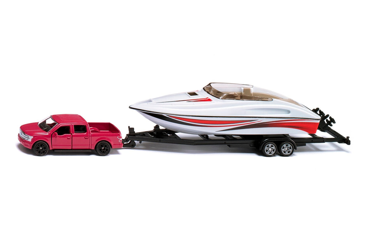 SIKU Ford F150 met motorboot (2568)