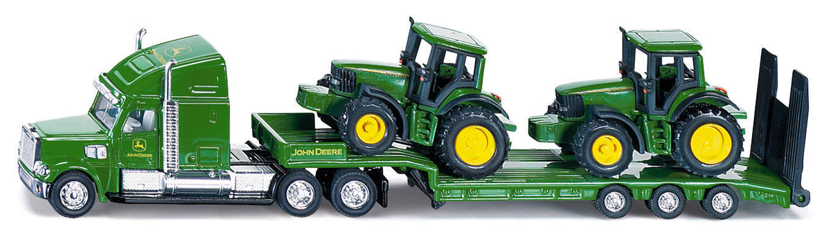 Siku dieplader met John Deere tractoren 1:87 (1837)