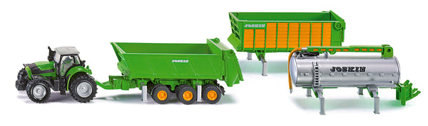 Siku tractor Deutz met Joskin aanhangerset 1:87 (1848)
