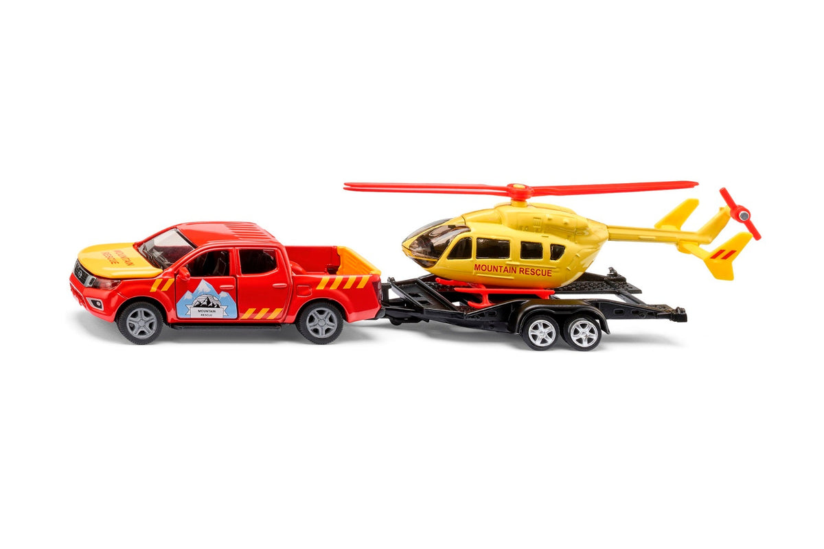 Siku Nissan Navara met Helikopter (2570)