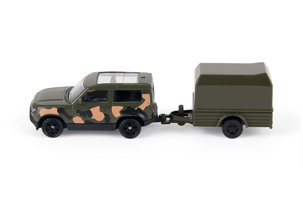 Siku Land Rover Defender met military Trailer (8324)