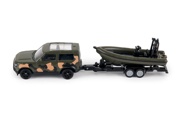 Siku Land Rover Defender met military Reddingsboot (8323)