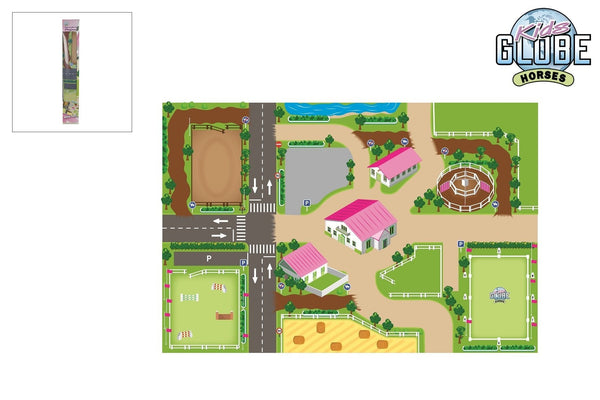 Kids Globe speelkleed paarden manege XXL 100x150cm
